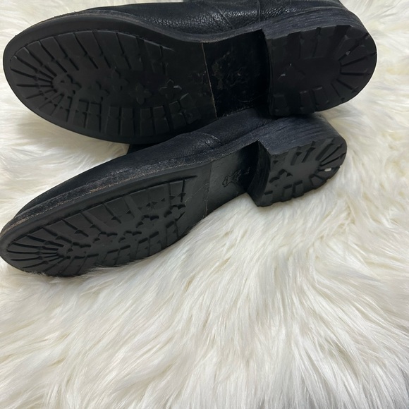 Tory Burch Simone Black Leather Ankle Boot Bootie Shoes Size 8 - Picture 10 of 12